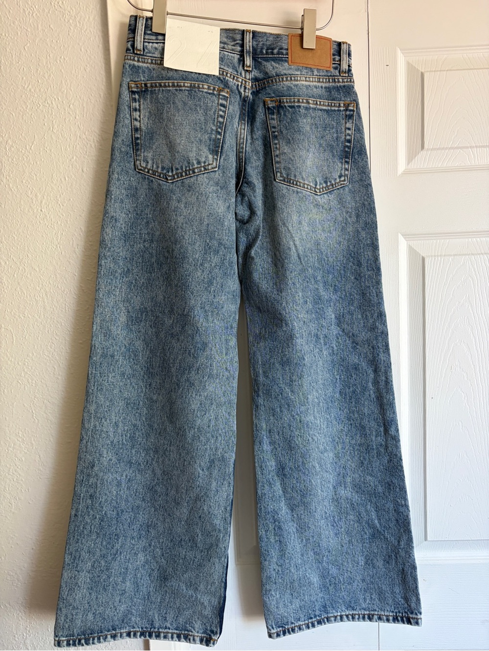 Jeanerica Kyoto Vintage 69 Low Rise Blue Wide Leg Jeans - Picture 8 of 17